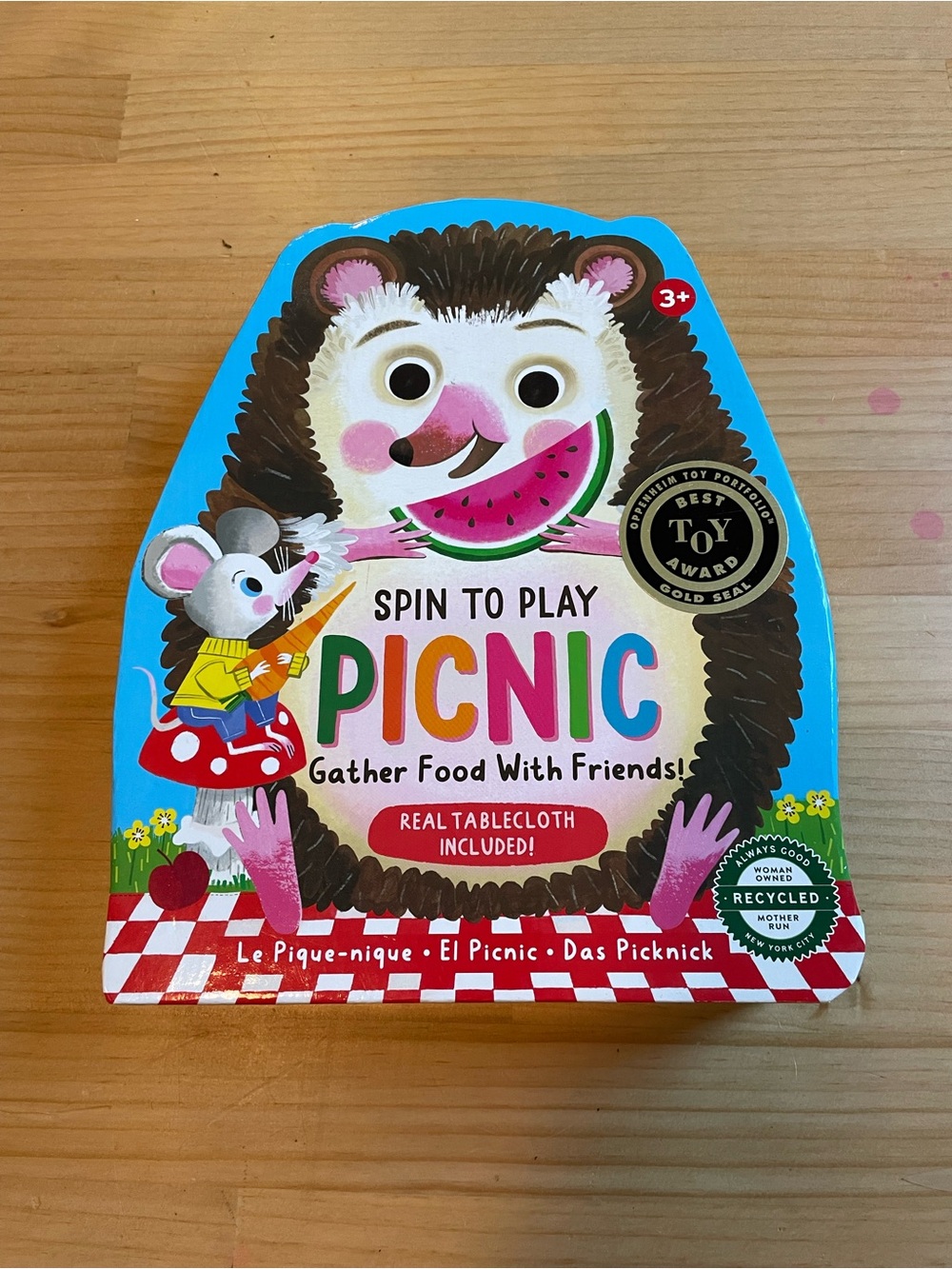 Spin to Play Picnic Kids game